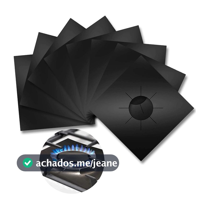 Kit 4 Protetores Proteção Forra Fogão Anti Aderente Reutilizável