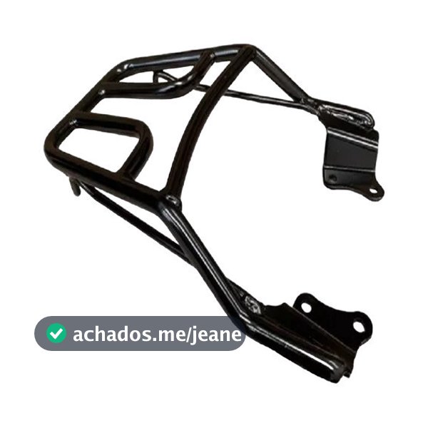 Bagageiro Suporte Bau Yamaha Fazer Fz15 Cor Preto