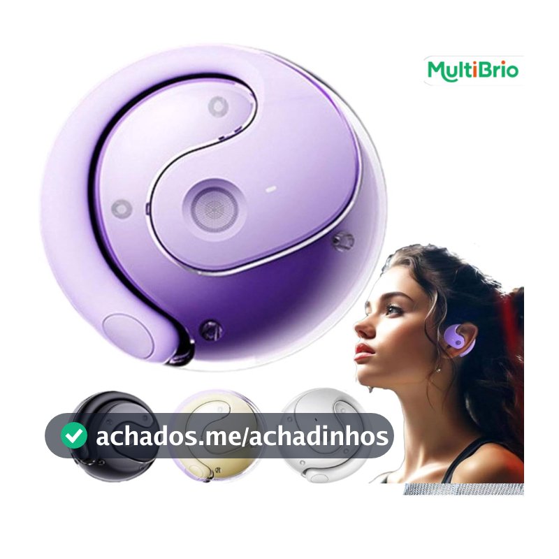 Bluetooth Sem fio Fone de ouvido Ergonômico TWS Suporte Orelha Pendurada Anti-queda