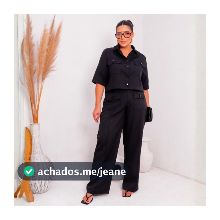 Conjunto Plus Size Feminino  Alfaiataria Ana Maya