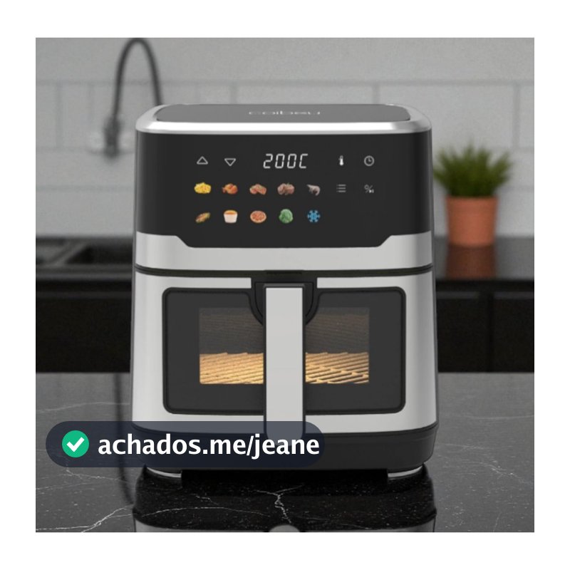 Forno Elétrico Multifuncional 110v Inox Tela Inteligente Sem Óleo Multifuncional Cozinha