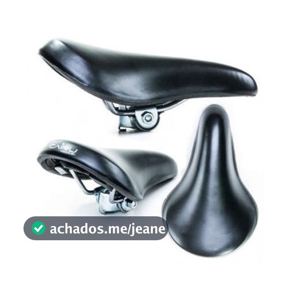 Banco Selim Mtb Cairu Ams 507 Preto C/ Carrinho Confortável