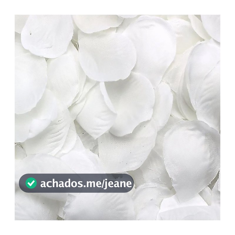 1000-4000 Pétalas De Rosas Artificiais Brancas Decoração Casamento Festas