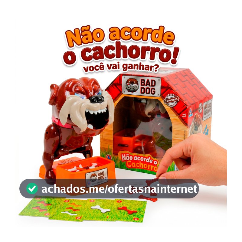 Jogo Bad Dog Nao Acorde O Cachorro Original Brinquedo Diversao Familia Infantil Educativo Polibrinq