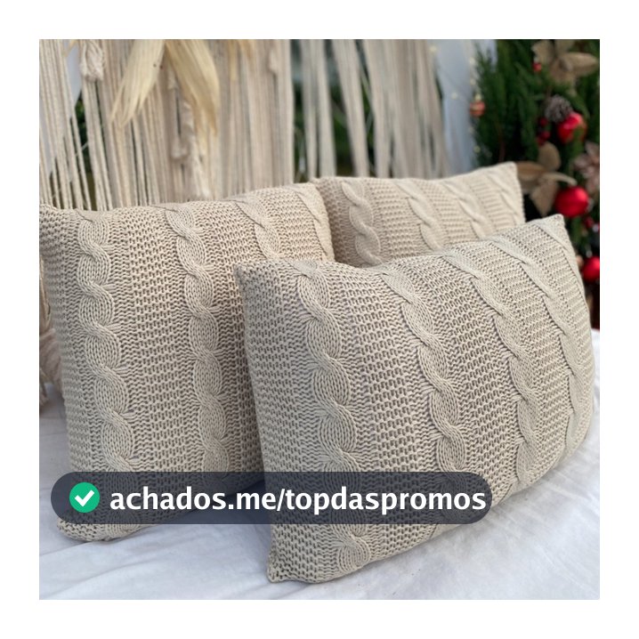 Capas De Almofada Sala Sofa Cama Decorativa Trico C/zíper NOVA YORK 45x45 50x50 60x40 50x30cm
