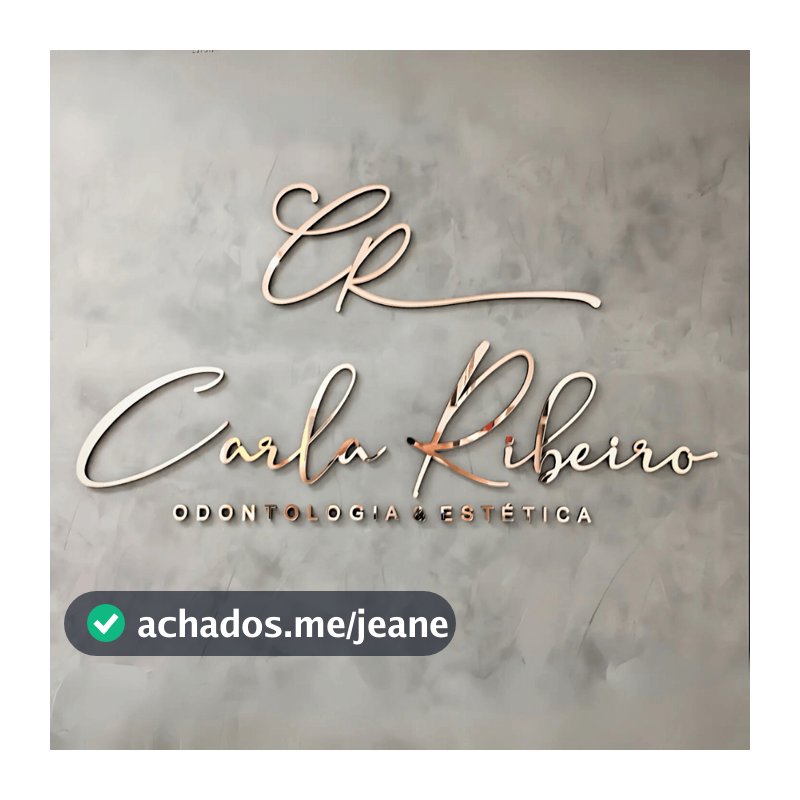Letreiro Logomarca Acrílico 2mm Espelhado Personalizado