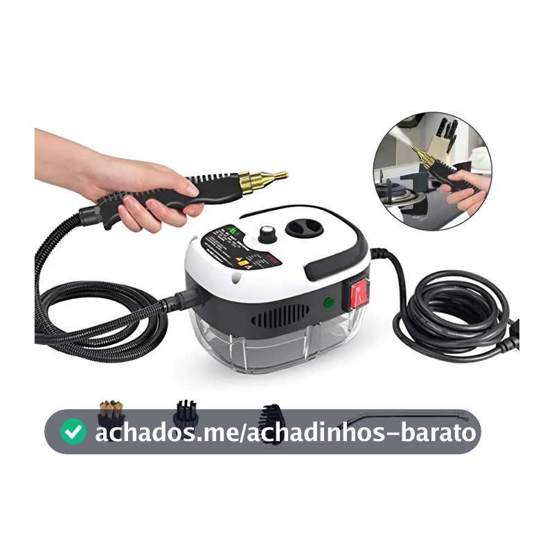 Máquina Vapor Pressurizado 2500w Portátil - Limpeza Pesada
