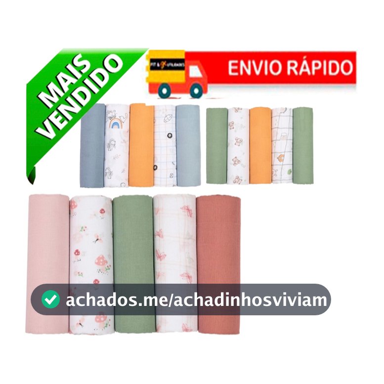Fralda Soft Premium Papi Baby Bainha 78x78cm 5 Un
