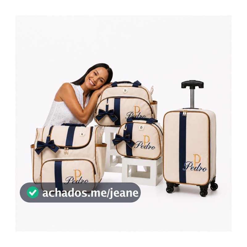 Bolsa Maternidade Personalizada Menino Kit Bolsa Maternidade Personalizada Nome do Bebê