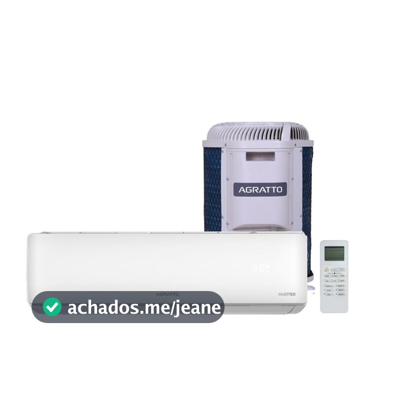 Ar Condicionado Split Agratto Hi Wall Zen Top Inverter 9.000 Btu/h Frio Monofásico Branco ZICST9F-02 220V