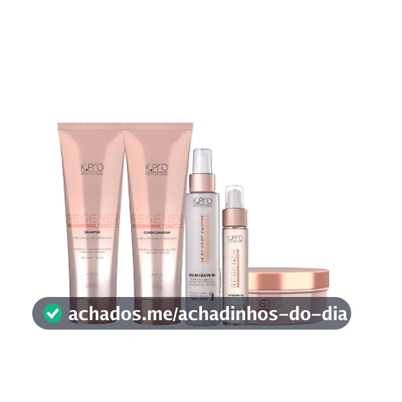 K.pro Kit Regenér 5 Produtos - Kit Regenerador