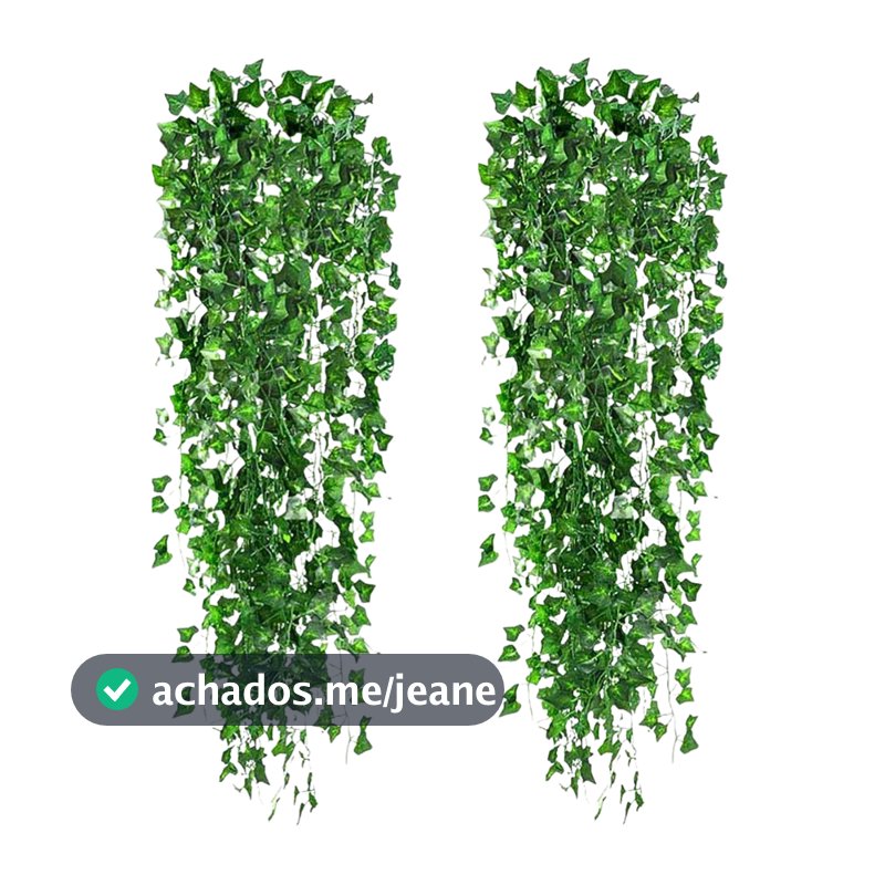 2 Metros Jardim Vertical Artificial Folhagem para Decoração Folha Hera Verde