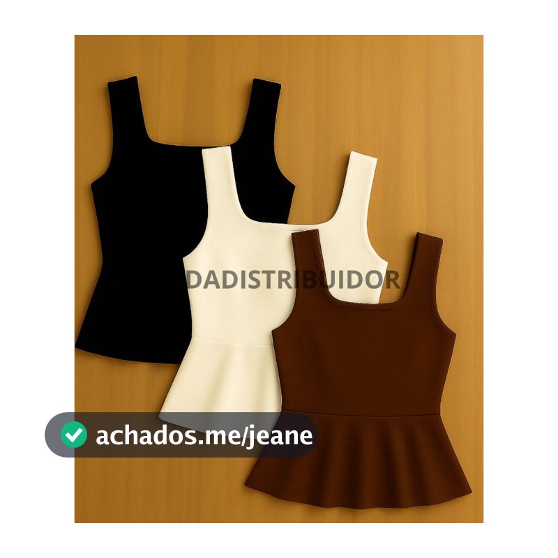 Kit 3 Blusas Feminina Bata Batinha modelagem acinturada babado peplum