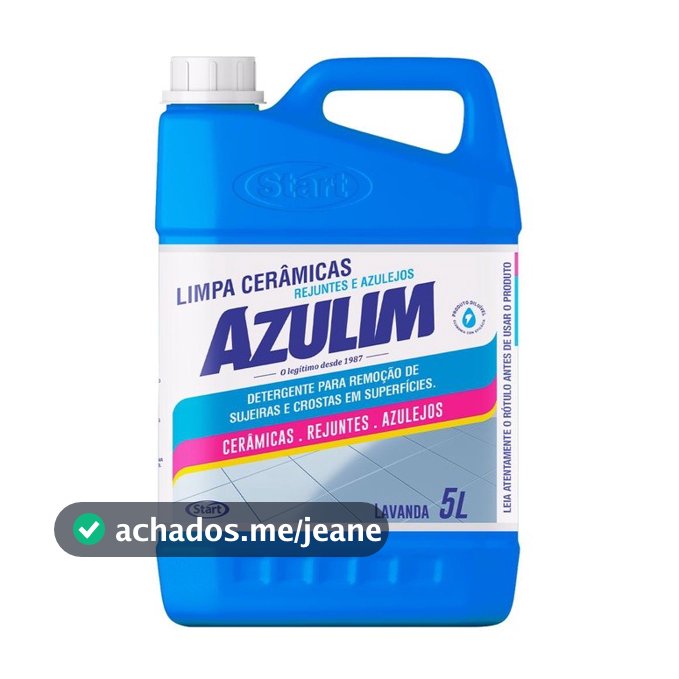 Limpa Ceramicas Azulejos e Rejuntes 5L Azulim