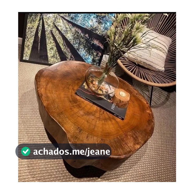 Mesinha de centro rustica área interna e externa sitio jardim sala linda e aconchhegante