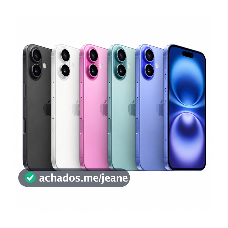 iPhone 16 Apple 128GB 256GB 5G Original Lacrado Câmera 48MP A18 NFC