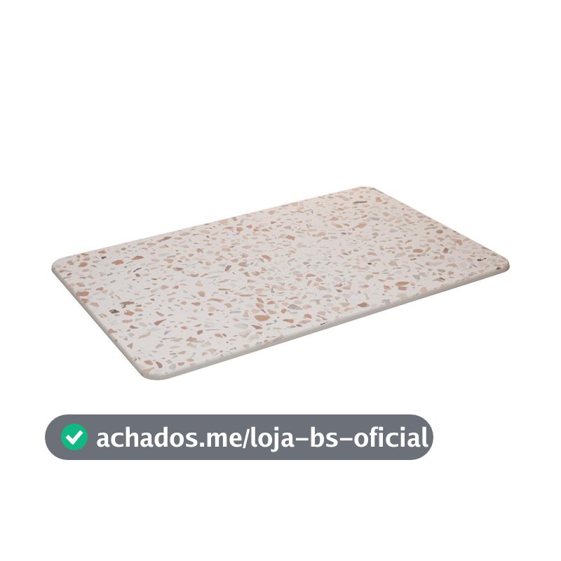 Tapete para Banheiro em Pedra Diatomita Lyor Granilite 60x39cm Absorção Rápida Antiderrapante Secagem Rápida Pisos Macio