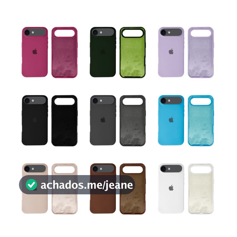 Capinha Aveludado para celular iPhone 17/17 PRO 17 PRO MAX PRONTO ENTREGAR