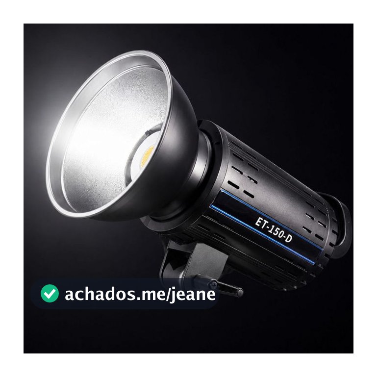 Canhão de Luz LED, ET-150D, 150W, COB, Profissional, Bicolor, Estúdio e Vídeo SOLESTE