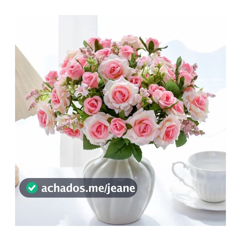 Buquê de 10 Flores Artificiais Bifurcadas