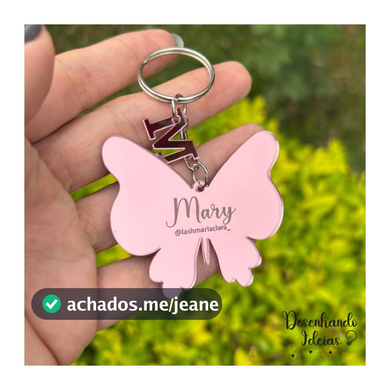 Kit Chaveiros Personalizados em Acrílico Lembrancinhas e Brindes para Festas - Mimo Personalizável