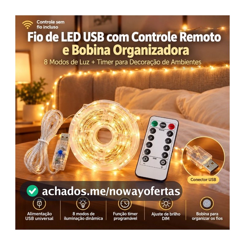 30 Metros 300 Luzes De Fadas LED USB Com Controle Remoto De 13 Botões 8 Modos De Flash À Prova D'água Fio De Cobre Prate