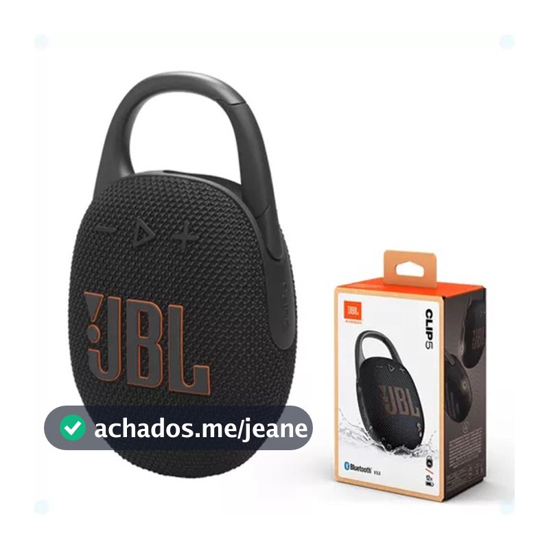 Mini Caixa Som Portátil Bluetooth 5.3 Original Jbl Clip 5