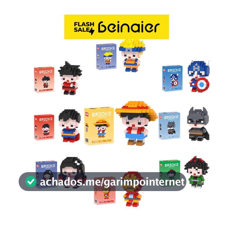 🔥LIQUIDAÇÃO RELÂMPAGO Blocos de Montar One Piece Zootopia Brinquedo Educativo para Crianças