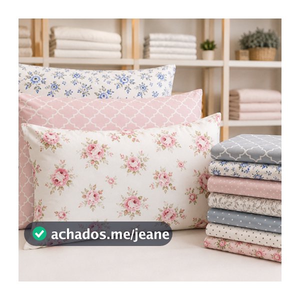 Kit com 10 Fronha  Para Travesseiro Estampas Sortidas Tamanho 50 X 70/cm Microfibra