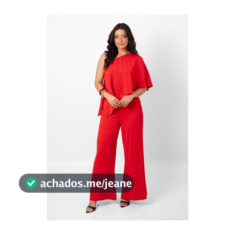 Conjunto Feminino Calça Elegante com Blusa de Um Ombro - Daphne