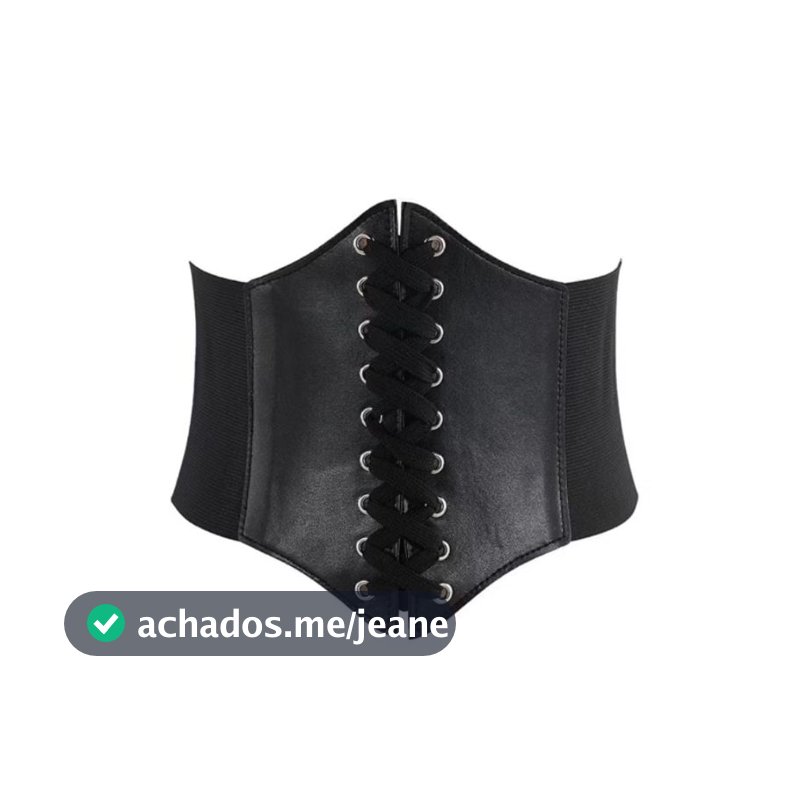 Espartilho Largo Feminino Cinto Elástico Cintura Chincher Para Vestidos e Bodycon