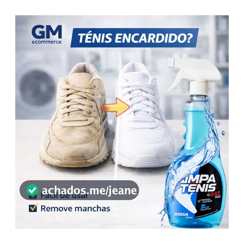 Limpa Tênis Provita 500ml – Remove Encardido e Sujeira Pesada | Branco de Novo