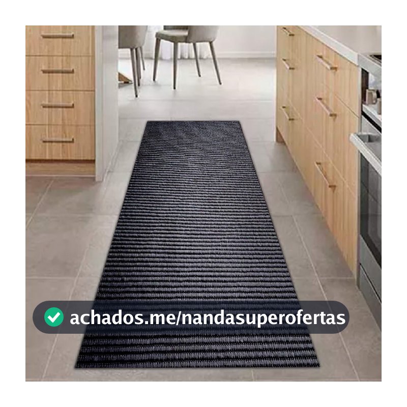 Passadeira Emborrachada Soft Antiderrapante Por Metro Varias Estampas Cozinha - Sala - Banheiro 0,45cm de largura