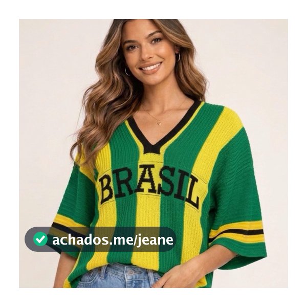 Blusa ampla do Brasil