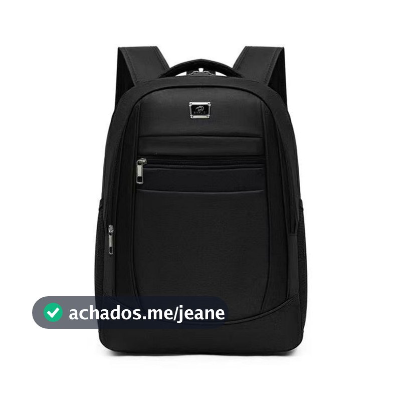 Mochila Unissex Notebook Resistente Água para Viagem ou Escola Compartimento interno acolchoado para Notebook  RC-2528
