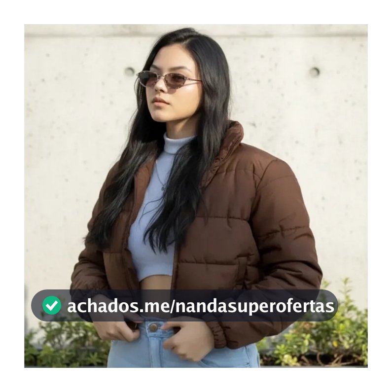 Puffer Feminina Bobojaco Fn Brasil Lisa Esquenta Inverno