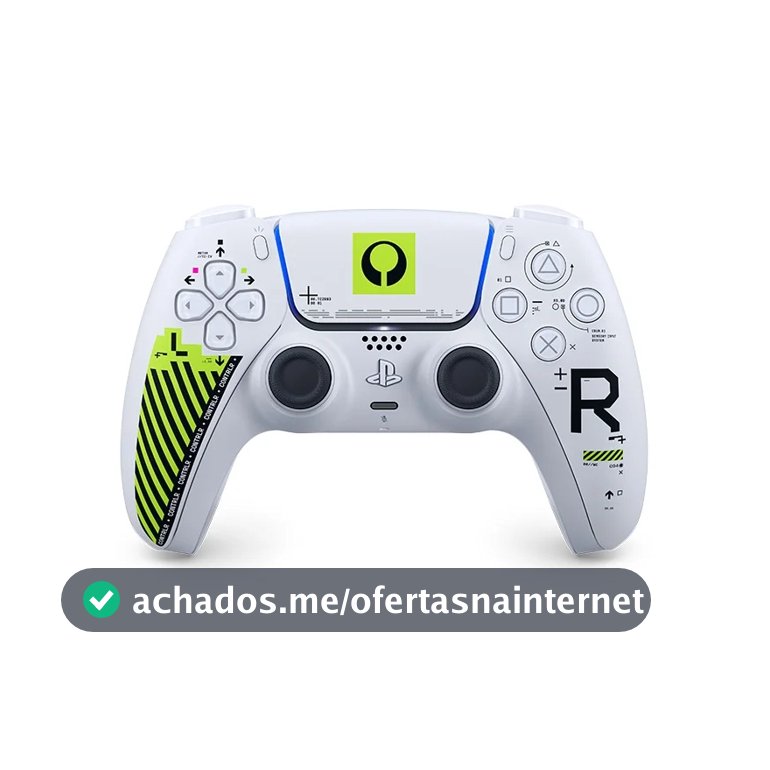 Controle Playstation 5 Sem Fio DualSense Branco Edição Limitada Marathon - PS5
