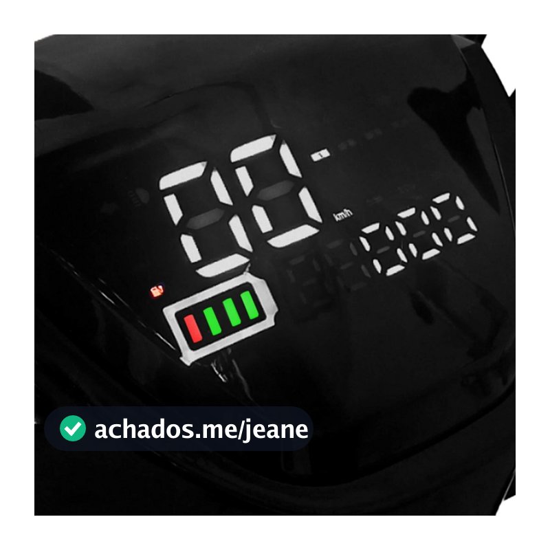 Moto Scooter Elétrica 500w 32km Sem CNH Autonomia 40Km Azul