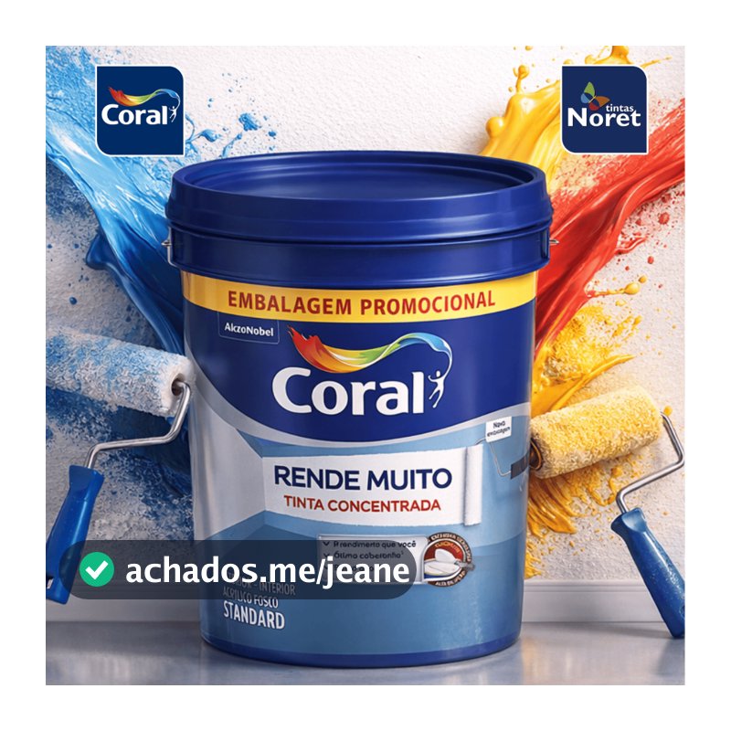 Tinta Acrílica Fosca Coral Rende Muito 20l Standard