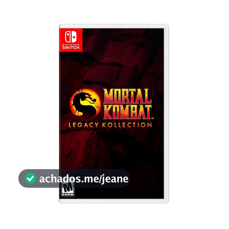 Mortal Kombat Legacy Kollection Switch Midia Fisica