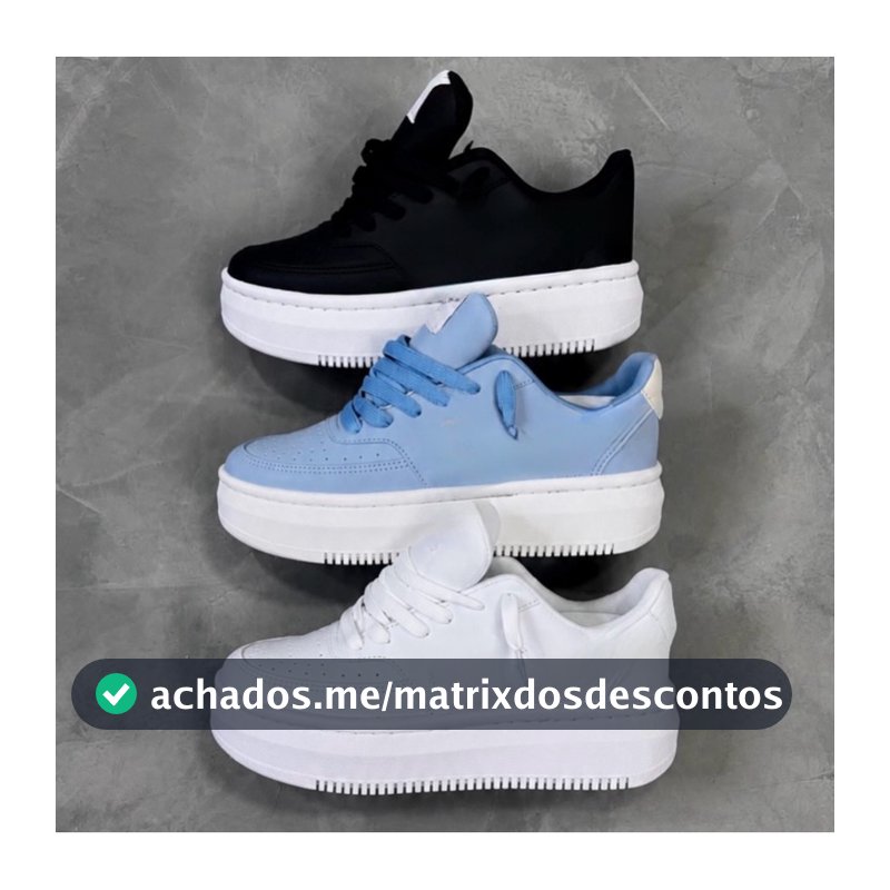Tenis court vision plantaform casual unisex