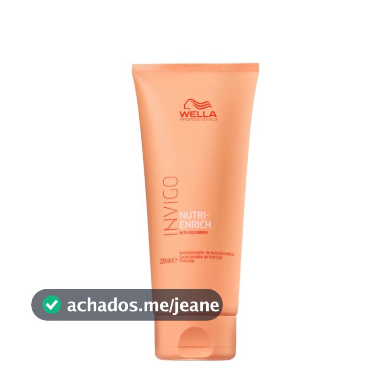 Condicionador Invigo Nutri Enrich Wella Professionals 200ml