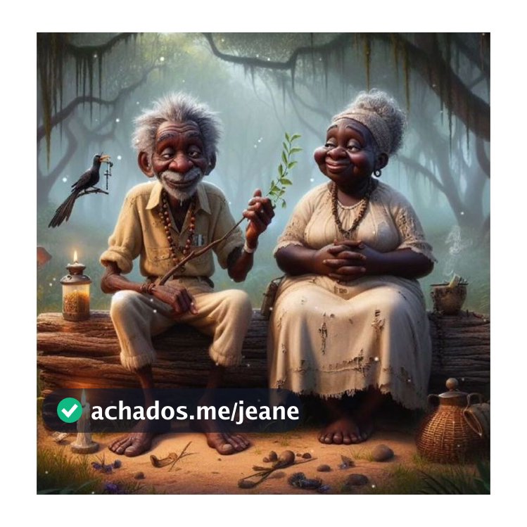 Quadros Preto Velhos Vovo e vovo maria conga e joao do congo