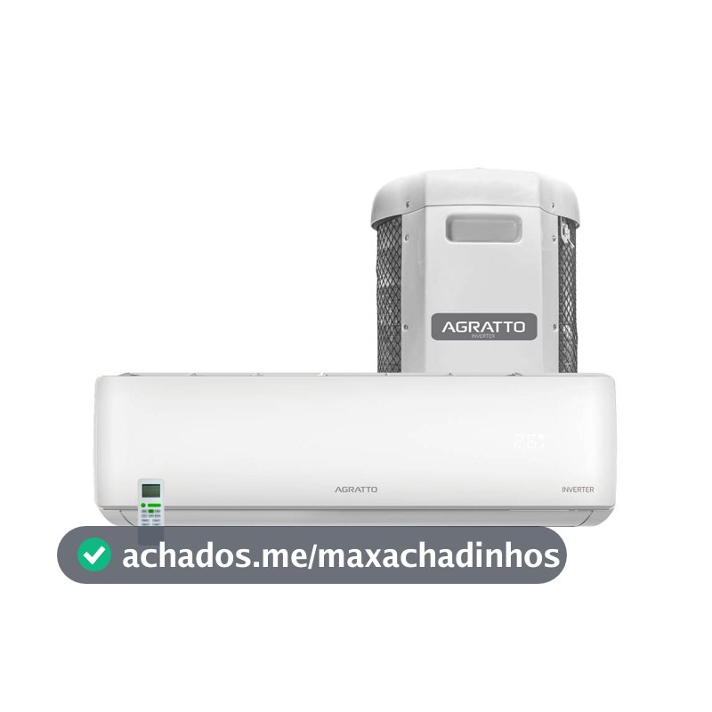 Ar Condicionado 9000 Btus Split Hi Wall Inverter Agratto Quente e Frio Zen Top 220v