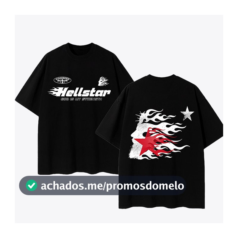 Camiseta Premium em Algodão Puro Wenwu Novo Estilo de Verão Manga Curta Hellstar Rodman Tee KONG ESTAMPADOS
