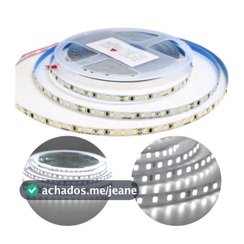Fita Led Direta 127v 10w E 120leds/m Rolo 10m Não Usa Fonte Luz Branco-quente   branca fria  Luz natural