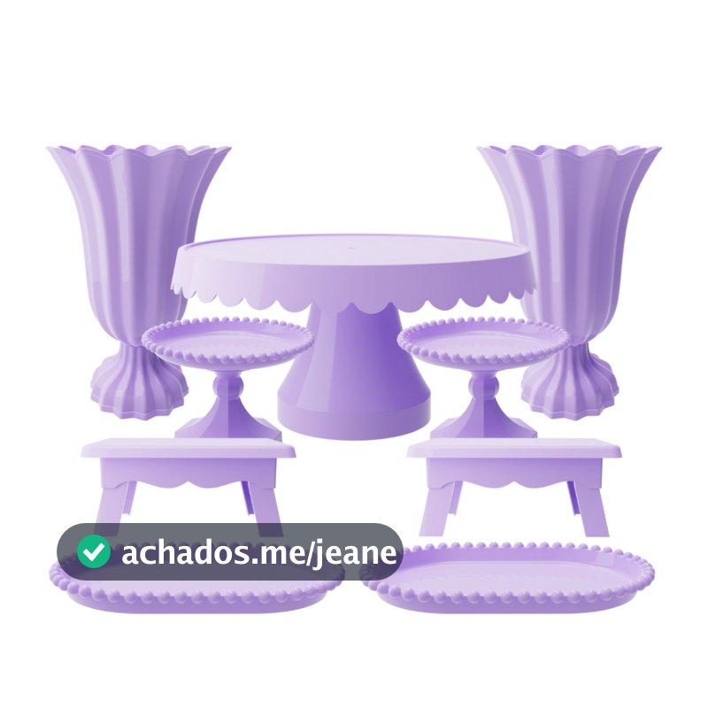 Kit Completo 9 Itens Festas Aniversário Casamento Prático Moderno Elegante Decoração