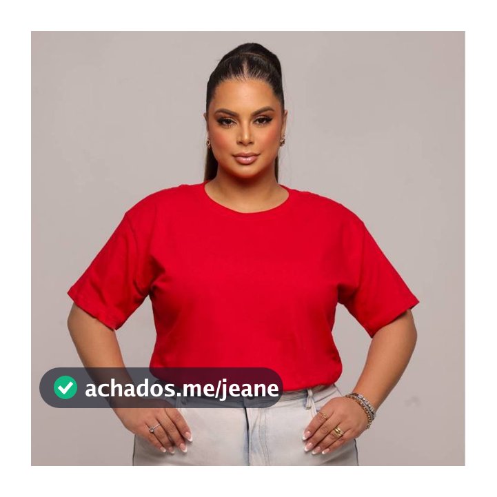 Blusa Feminina Plus Size Algodão 100% Modelagem Grande T-shirt Plus Size Básica Lisa Alta Qualidade