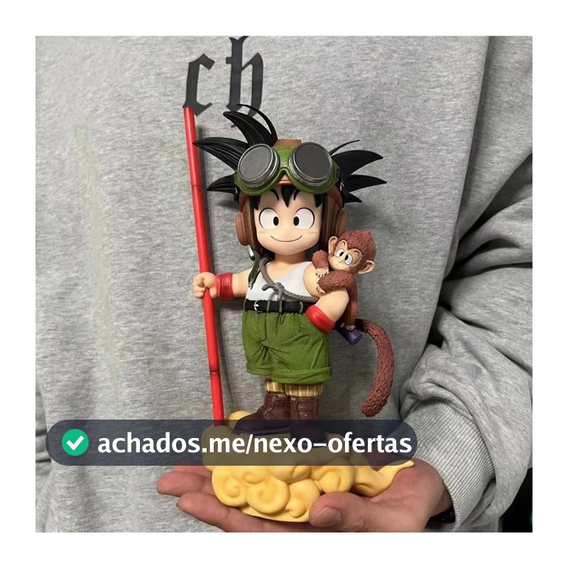Figura DE Coleção Goku Infantil 18cm PVC Boneco Estilo Anime Decoração DE Mesa Presente Para Fãs