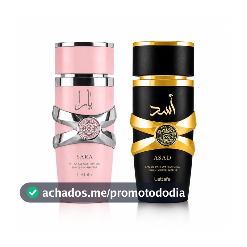 Duo de Fragrancias Lattafa Yara com Asad Eau de Parfum